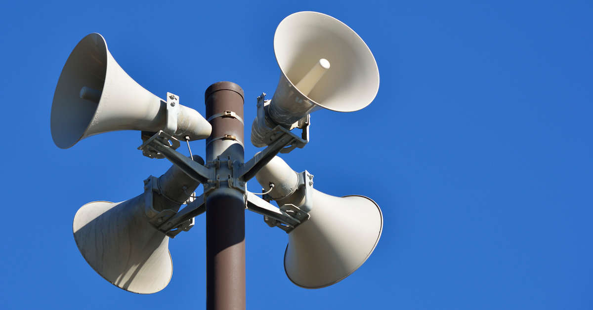 Test siren on Wednesday, May 8, 2024 from 9 am to 9:10 am