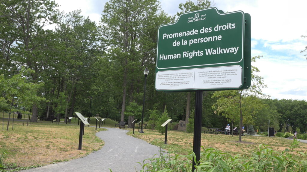 Human rights walkway